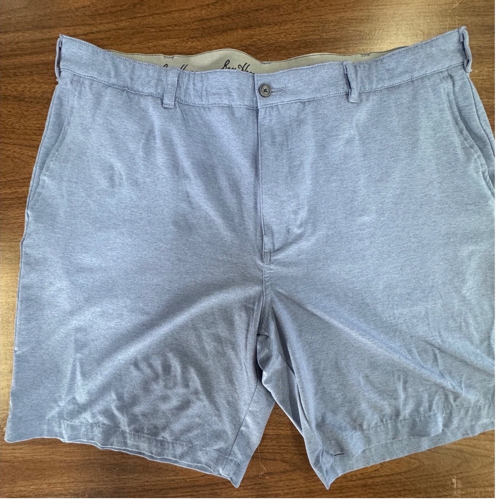 Ben Hogan Shorts Blue Performance Golf Stretch Flat Front Mens 42 WT5135